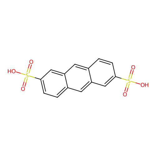 2,6-Anthracenedisulfonic acid structure