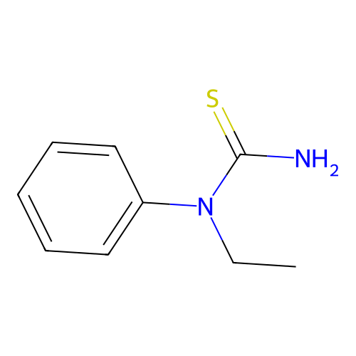 Thiourea, N-ethyl-N-phenyl- structure