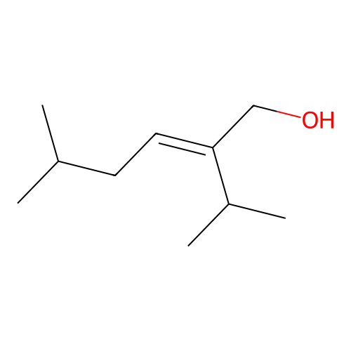 2-Hexen-1-ol, 5-methyl-2-(1-methylethyl)- structure