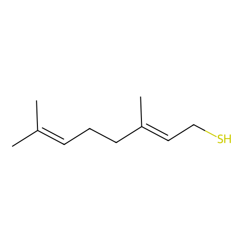 Thiogeraniol structure