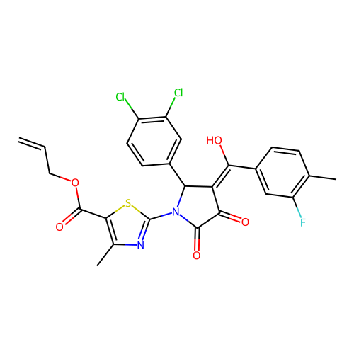 CAS 617697-28-6 - C26H19Cl2FN2O5S structure
