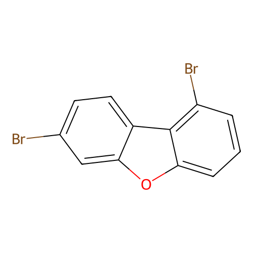 1,7-Dibromo-dibenzofuran structure