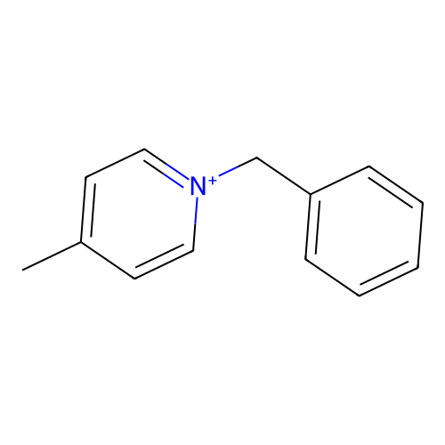 1-Benzyl-4-methylpyridin-1-ium structure