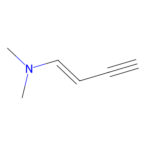 But-1-yne-3-ene, 4-dimethylamino- structure