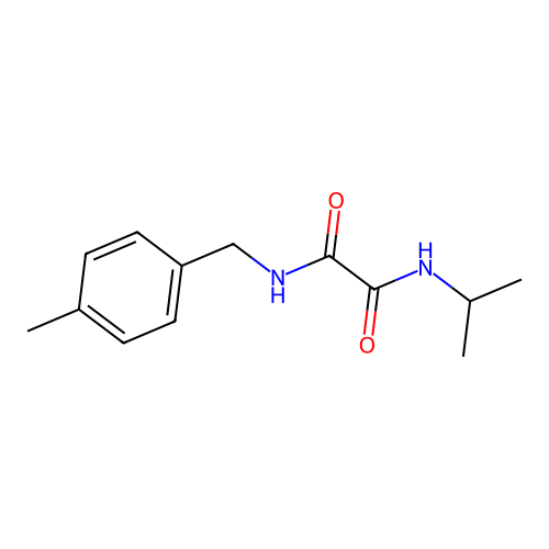 N-(4-methylbenzyl)-N'-(propan-2-yl)ethanediamide structure