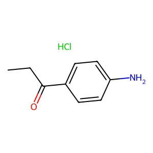 p-Aminopropiophenone hydrochloride structure