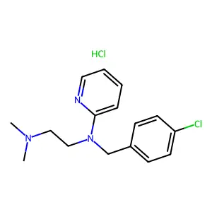 Chloropyramine Hydrochloride structure