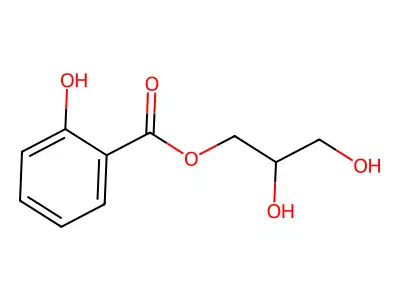2,3-Dihydroxypropyl salicylate structure