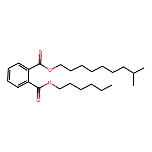 1,2-Benzenedicarboxylic acid, 1-hexyl 2-isodecyl ester structure