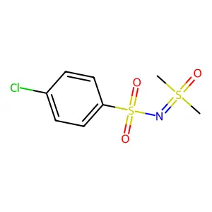 4-Chloro-N-[dimethyl(oxo)-lambda~6~-sulfanylidene]benzene-1-sulfonamide structure