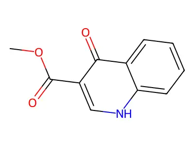 Methyl 4-hydroxyquinoline-3-carboxylate structure