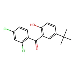 Methanone, (2,4-dichlorophenyl)[5-(1,1-dimethylethyl)-2-hydroxyphenyl]- structure