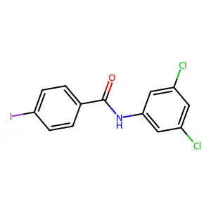 N-(3,5-dichlorophenyl)-4-iodobenzamide structure