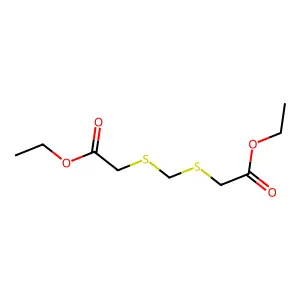 Methylenebis(ethyl thioglycolate) structure