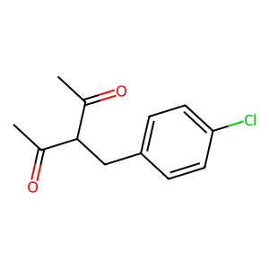 3-[(4-Chlorophenyl)methyl]pentane-2,4-dione structure