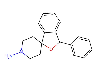 Spiro(isobenzofuran-1(3H),4'-piperidin)-1'-amine, 3-phenyl- structure