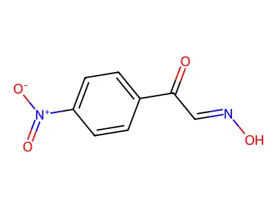 (4-Nitrophenyl)-oxo-acetaldehyde oxime structure