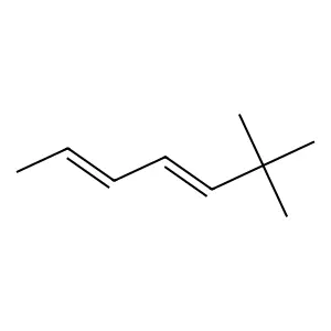 2,4-Heptadiene, 6,6-dimethyl- structure