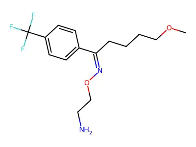 马来酸氟伏沙明 structure