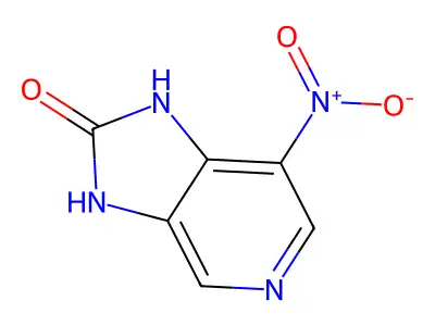 1,3-Dihydro-7-nitro-2H-imidazo[4,5-c]pyridin-2-one structure