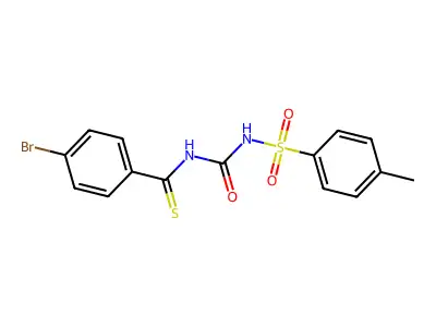 1-(4-Bromobenzenecarbothioyl)-3-(4-methylphenyl)sulfonylurea structure