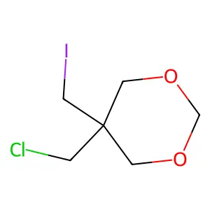 1,3-Dioxane, 5-(chloromethyl)-5-(iodomethyl)- structure
