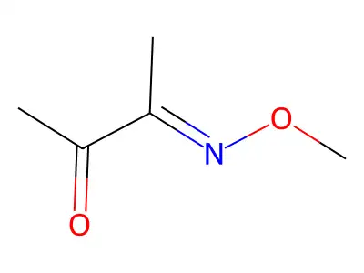 butane-2,3-dione mono-(O-methyl oxime) structure