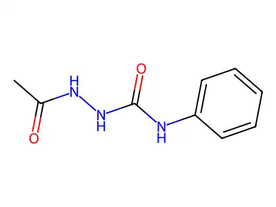 1-Acetyl-4-phenyl semicarbazide structure