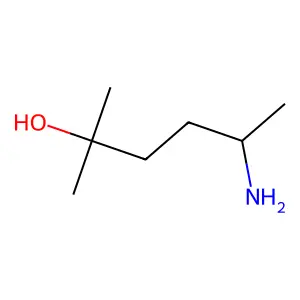 5-Amino-2-methyl-2-hexanol structure
