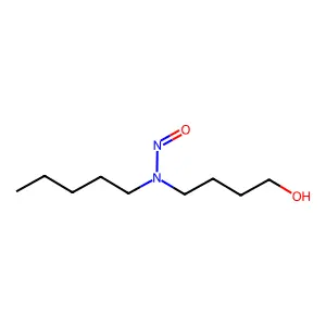 N-Nitroso-N-pentyl-(4-hydroxybutyl)amine structure