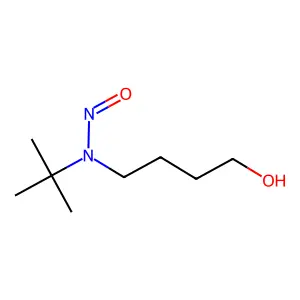 1-Butanol, 4-((1,1-dimethylethyl)nitrosoamino)- structure