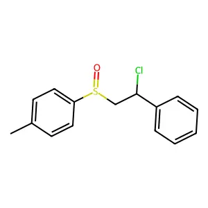 1-(2-Chloro-2-phenylethanesulfinyl)-4-methylbenzene structure