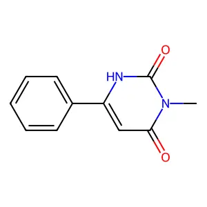 3-methyl-6-phenyl-1H-pyrimidine-2,4-dione structure