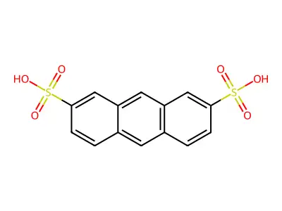 2,7-Anthracenedisulfonic acid structure