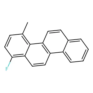1-Fluoro-4-methylchrysene structure