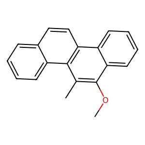 Chrysene, 6-methoxy-5-methyl- structure