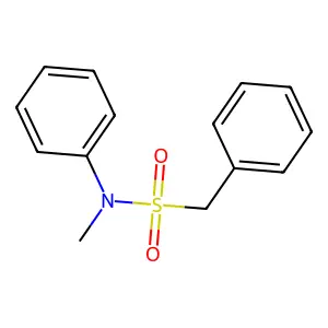 N-methyl-N,1-diphenylmethanesulfonamide structure
