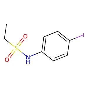 N-(4-iodophenyl)ethanesulfonamide structure