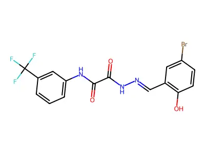 CAS 6174-49-8 - C16H11BrF3N3O3 structure