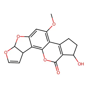 Aflatoxicol B structure