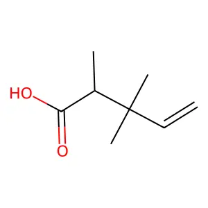 4-Pentenoic acid, 2,3,3-trimethyl- structure
