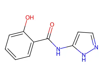 Benzamide, 2-hydroxy-N-1H-pyrazol-3-yl- structure