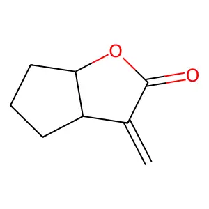 (3aR,6aR)-3-methylidene-4,5,6,6a-tetrahydro-3aH-cyclopenta[b]furan-2-one structure