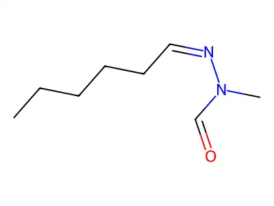 N'-[(1Z)-Hexylidene]-N-methylformohydrazide structure