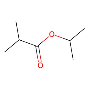 Isopropyl isobutyrate structure