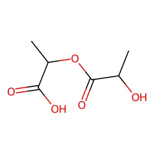 2-(2-Hydroxy-1-oxopropoxy)propionic acid structure
