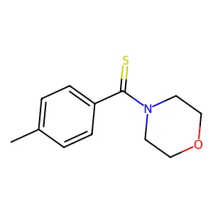 4-(4-Methylthiobenzoyl)morpholine structure
