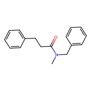 N-苄基-N-甲基-3-苯基丙酰胺 structure