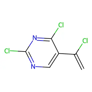 2,4-Dichloro-5-(1-chloroethenyl)pyrimidine structure