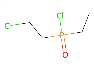 Phosphinic chloride, (2-chloroethyl)ethyl- structure